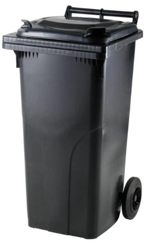 Europlast Kuka 120l sötétszürke kerekes