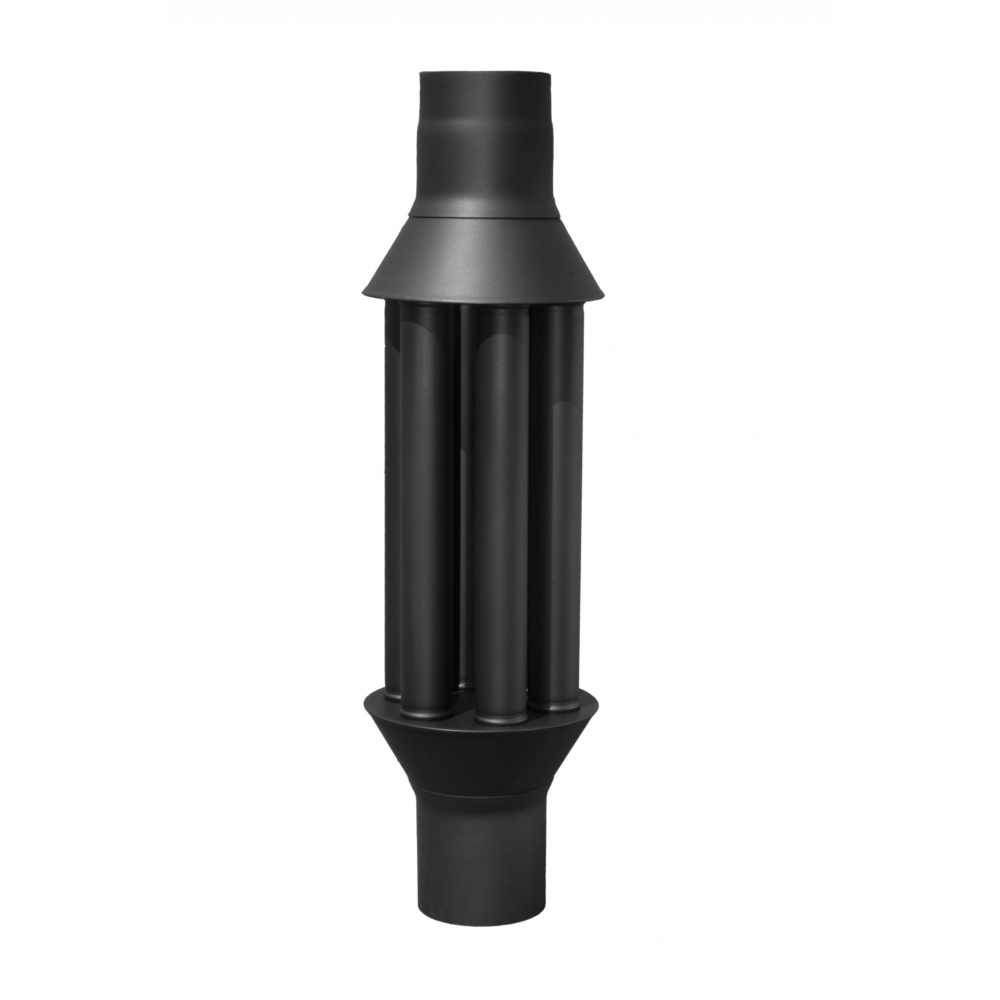 Hődob 150mm fekete 1,5mm 150/1000, 6 csöves