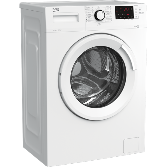 Beko WUE6512XWST keskeny elöltöltős mosógép, 6kg, gőzfunkció, 60x44x84cm 