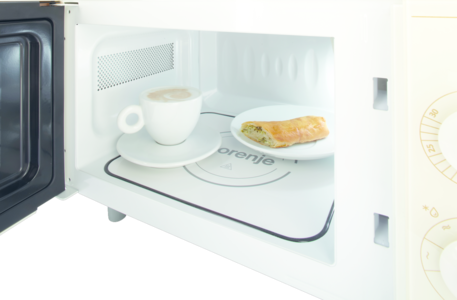 Gorenje MO4250CLI mikrohullámú sütő retro, bézs szín, 20L,700W