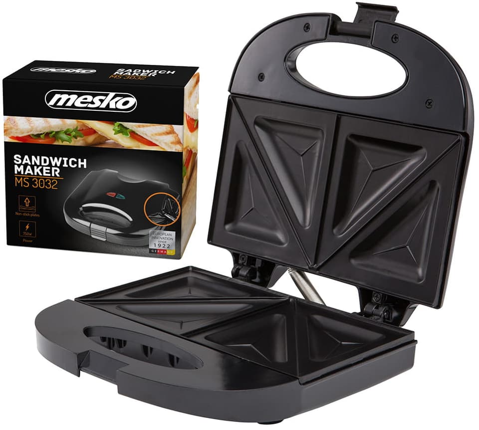 Mesko MS3032 szendvicssütő fekete