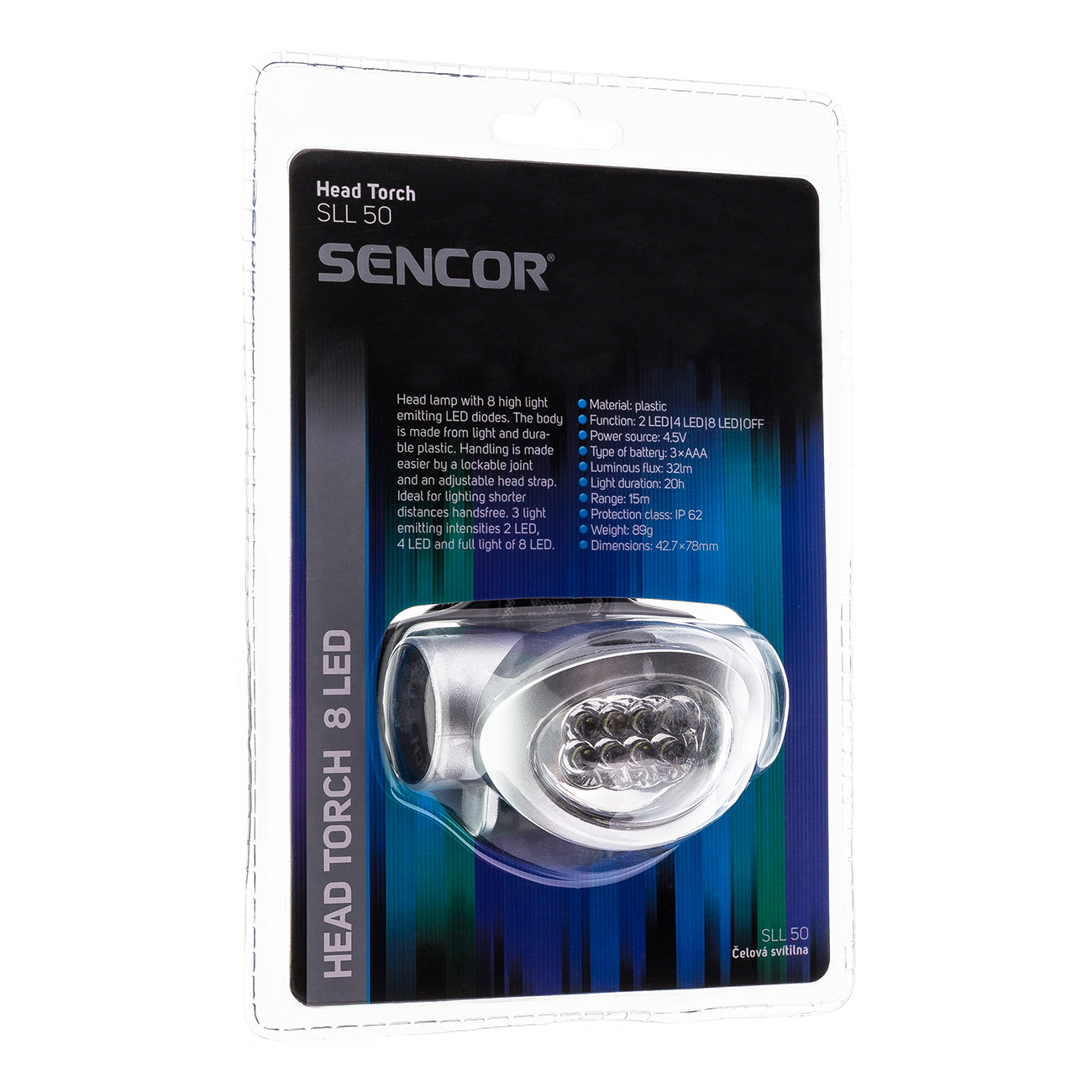 Sencor SLL 50 fejlámpa
