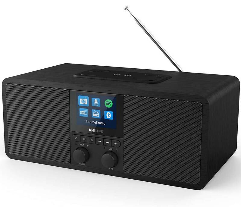 Philips TAR8805/10 rádió, DAB+ ,FM, Spotify connect Bluetooth® és vezeték nélküli telefontöltő