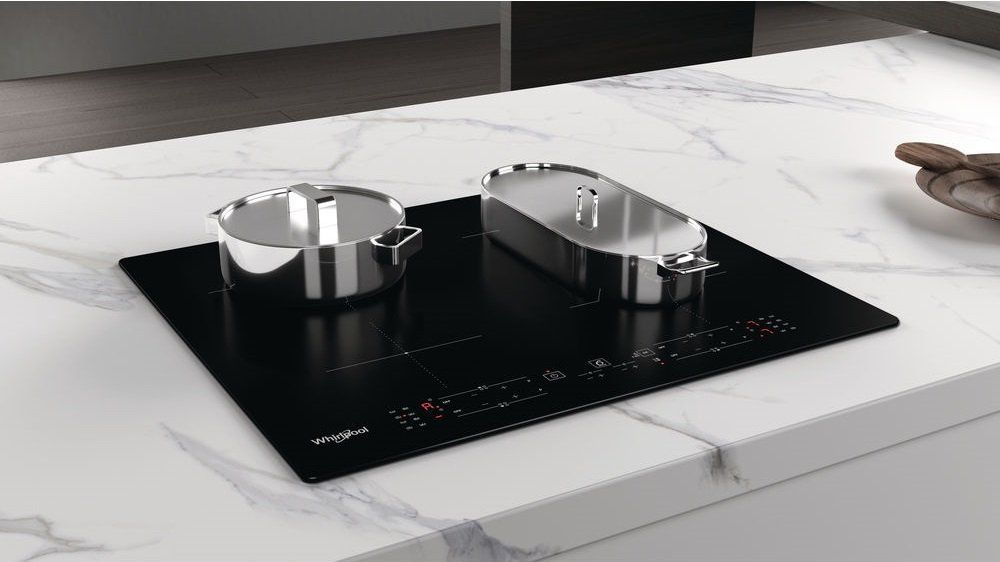 Whirlpool WBB8360 NE beépíthető indukciós kerámia főzőlap, 59x51x5.4 cm, fekete szín 