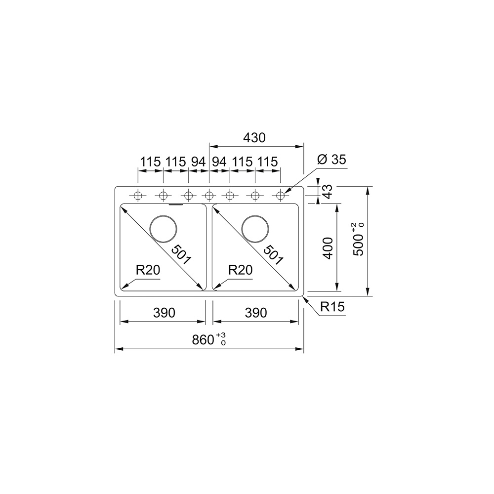 Franke MRG 620-39-39 FTL mosogatótálca,fekete, 86x50cm