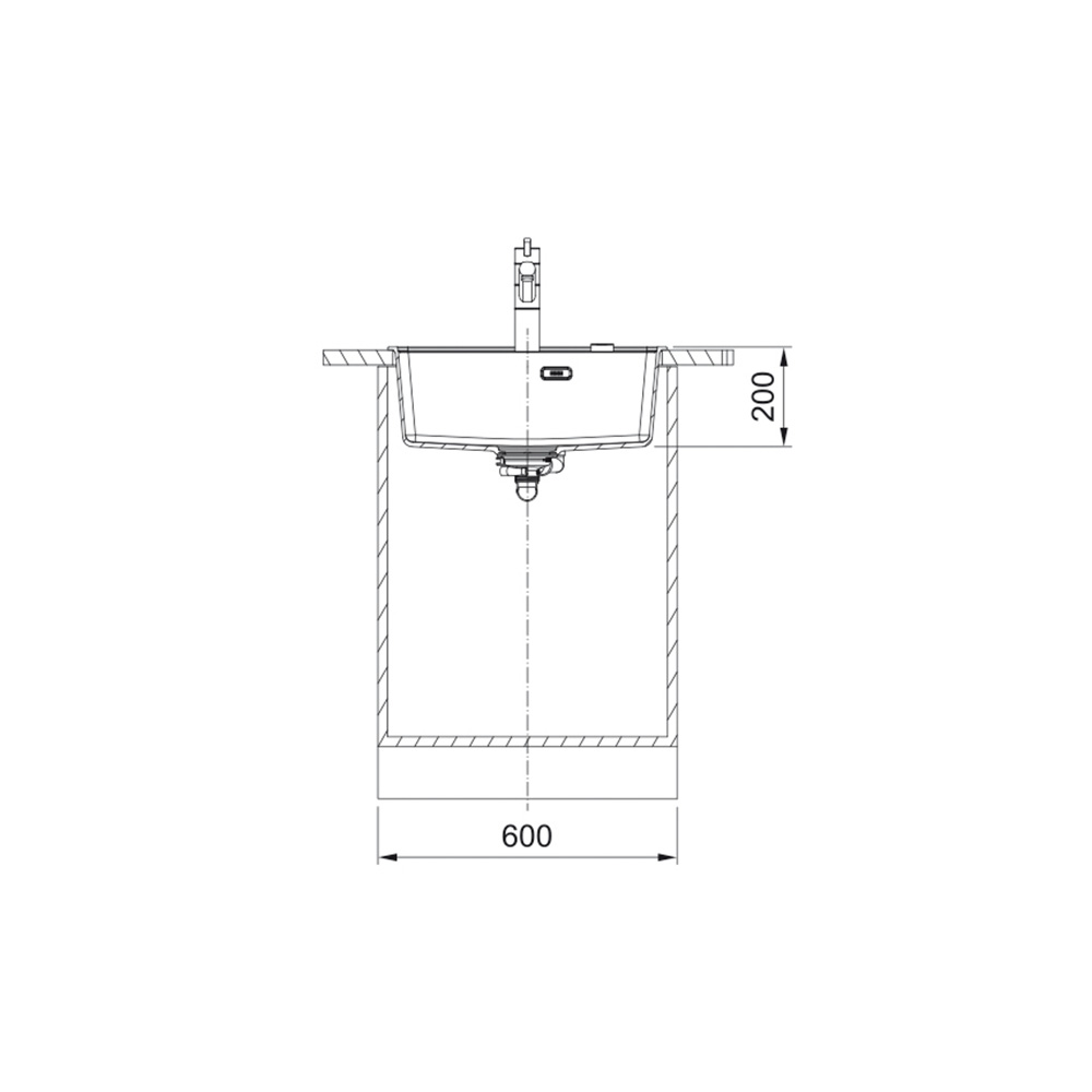 Franke MRG 610-52 TL A mosogatótálca, gleccser fehér,56x51cm
