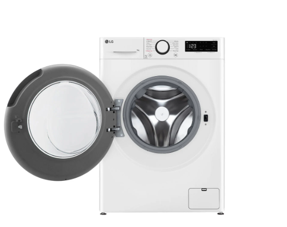 LG F2WR509SWW 9 kg, keskeny elöltöltős gőzfunkciós mosógép, AI DD™ technológia, A energiaosztály, inverter motor, 60x47.5x85 cm 