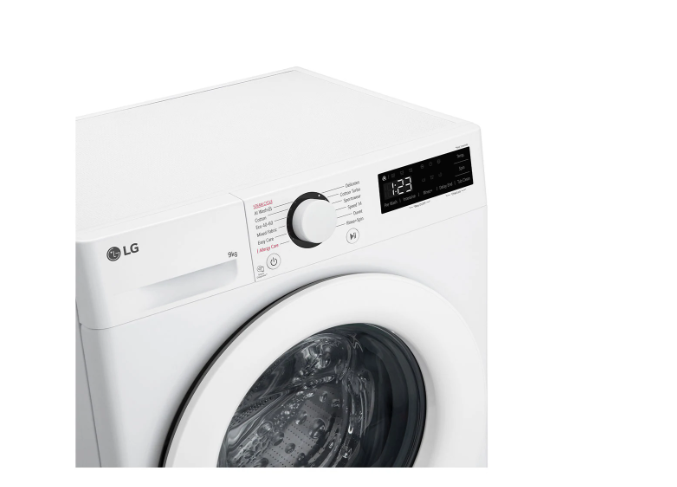 LG F2WR509SWW 9 kg, keskeny elöltöltős gőzfunkciós mosógép, AI DD™ technológia, A energiaosztály, inverter motor, 60x47.5x85 cm 