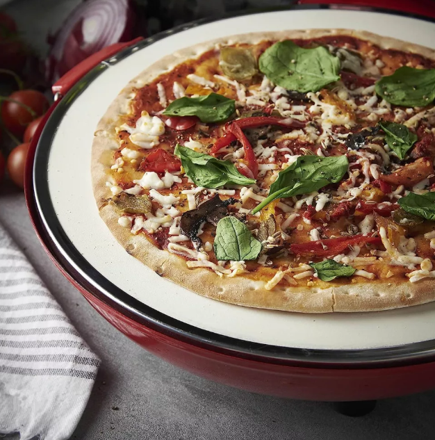 Hausmeister HM6149 pizza sütő kivehető, megfordítható pizzakővel