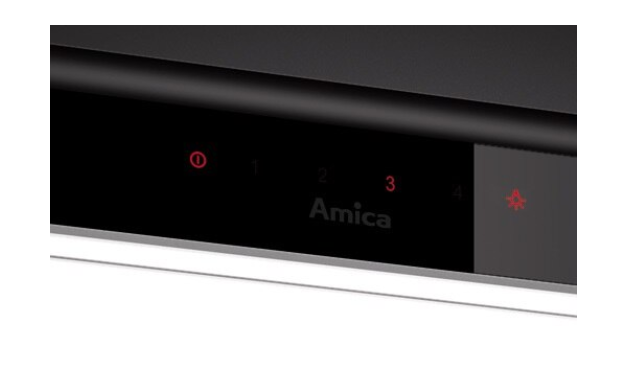 Amica IN 600 BS beépíthető kürtös konyhai elszívó 60cm,700m3/h,fekete
