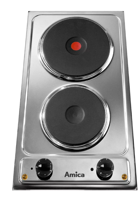 Amica PEA0420 beépíthető dominó főzőlap,inox, 2 főzőzóna
