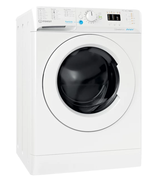 Indesit BDA764359WEE  mosó-szárítógép 7/6 kg, inverter motor, 59.5x54x85 cm 