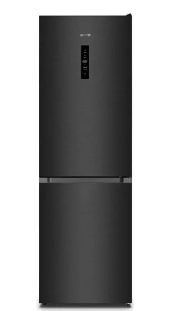 Gorenje NRK619CABXL4 No Frost Plus alulfagyasztós kombinált hűtőszekrény,207/97L, 59.5x59x186 cm, fekete 