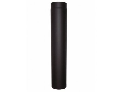 Füstcső 120mm80cm 0.5mm fekete