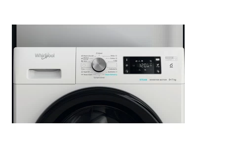 Whirlpool FFWDB 976258 BV EE mosó-szárítógép 9/7kg, gőz, inverter motor, 59.5x60.5x85 cm, FFWDB976258BVEE