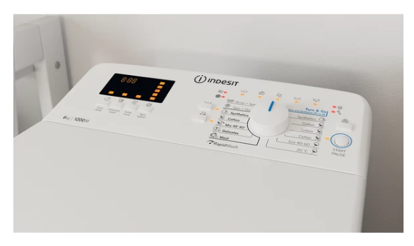 Indesit BTW S6240P EU/N felültöltős mosógép 6kg 5év motor garancia