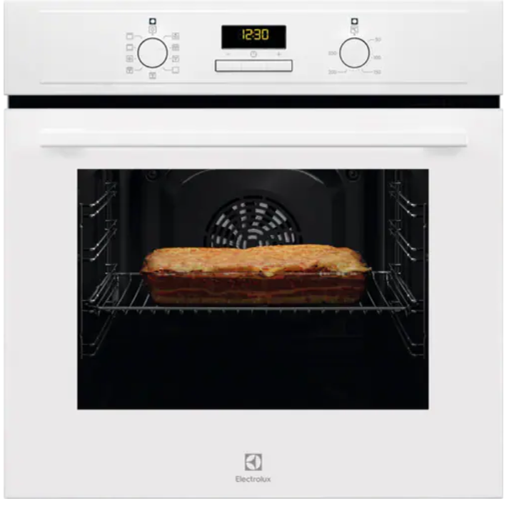 Electrolux EOF3H40BW beépíthető hőlégkeveréses sütő, 59.4x56x59 cm 