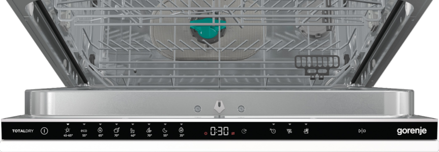 Gorenje GV663D60 teljesen beépíthető mosogatógép 60cm, 16 terítékes, automatikus ajtónyitás 