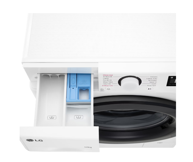 LG F4WR510SBW elöltöltős gőzmosógép 10kg, inverter Direct Drive 