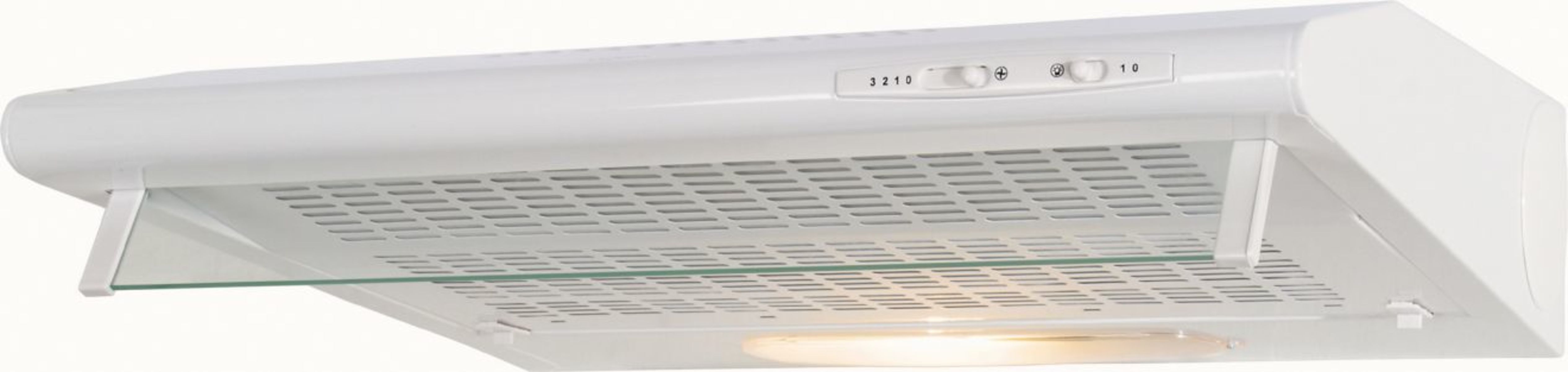 Mora OP630W 60cm hátsó/felső kivezetéses fehér konyhai elszívó, mosható zsírszűrővel