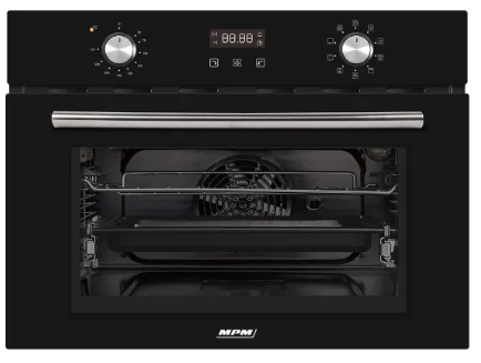 MPM MPM-63-BOK-24 45 cm magas beépíthető sütő 45L, 59.5x57x45 cm, fekete szín 