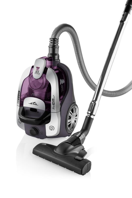 Eta 151390000 porzsák nélküli porszívó, 700W, lila, turbó fej, mini turbó fej 