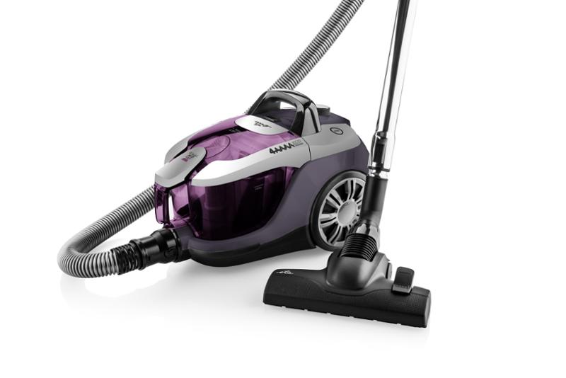 Eta 151390000 porzsák nélküli porszívó, 700W, lila, turbó fej, mini turbó fej 