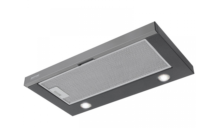 MPM-51-OS-74 beépíthető kihúzható konyhai elszívó, 50cm,inox előlap fekete váz
