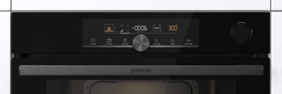 Gorenje BSA6747A04BG beépíthető sütő 77L fekete, 59.5x56.4x59.5 cm