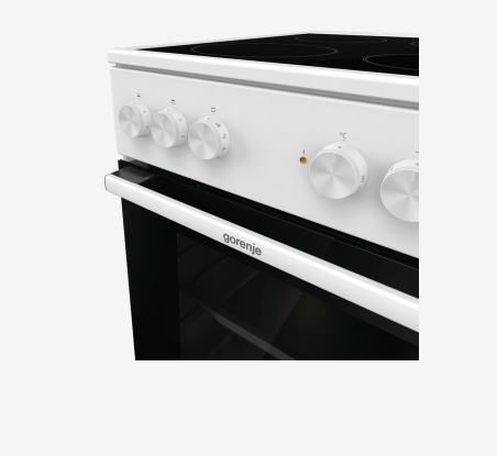 Gorenje GEC5A41WG kerámialapos elektromos tűzhely, 62L, 50x60x85 cm