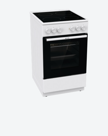 Gorenje GEC5A41WG kerámialapos elektromos tűzhely, 62L, 50x60x85 cm