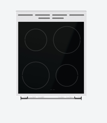 Gorenje GEC5A41WG kerámialapos elektromos tűzhely, 62L, 50x60x85 cm
