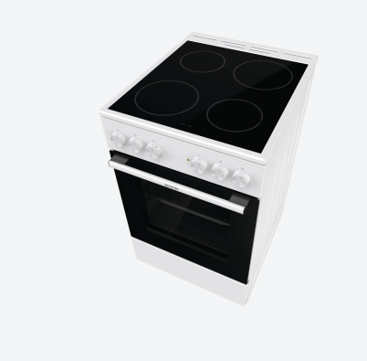 Gorenje GEC5A41WG kerámialapos elektromos tűzhely, 62L, 50x60x85 cm