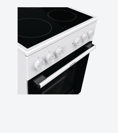 Gorenje GEC5A41WG kerámialapos elektromos tűzhely, 62L, 50x60x85 cm