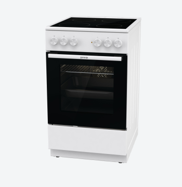 Gorenje GEC5A41WG kerámialapos elektromos tűzhely, 62L, 50x60x85 cm