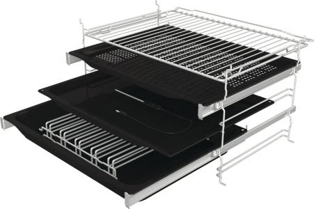 Gorenje BPSA6747A08X beépíthető pirolitikus sütő 77L, 59.5x56.4x59.5 cm, inox
