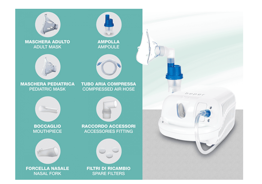 Beper 40.110 inhalátor 100W
