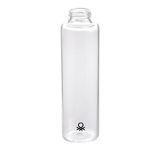 Benetton BE-0303 boroszilikát üveg palack, kulacs 550ml kék