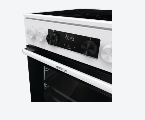 Gorenje GECS5C70WA gőzfunkciós kerámialapos tűzhely, 70L, 50x59.4x85 cm