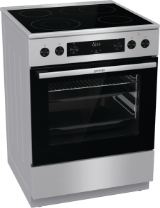 Gorenje GECS6C70XPA kerámialapos elektromos tűzhely, 71L, 60x60x85 cm