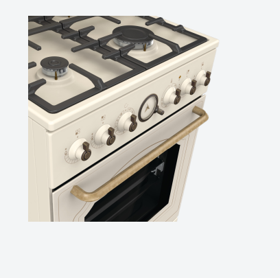 Gorenje GKS5C71CLI kombinált tűzhely extra gőzfunkcióval Classico Design, 50x59.4x85 cm 