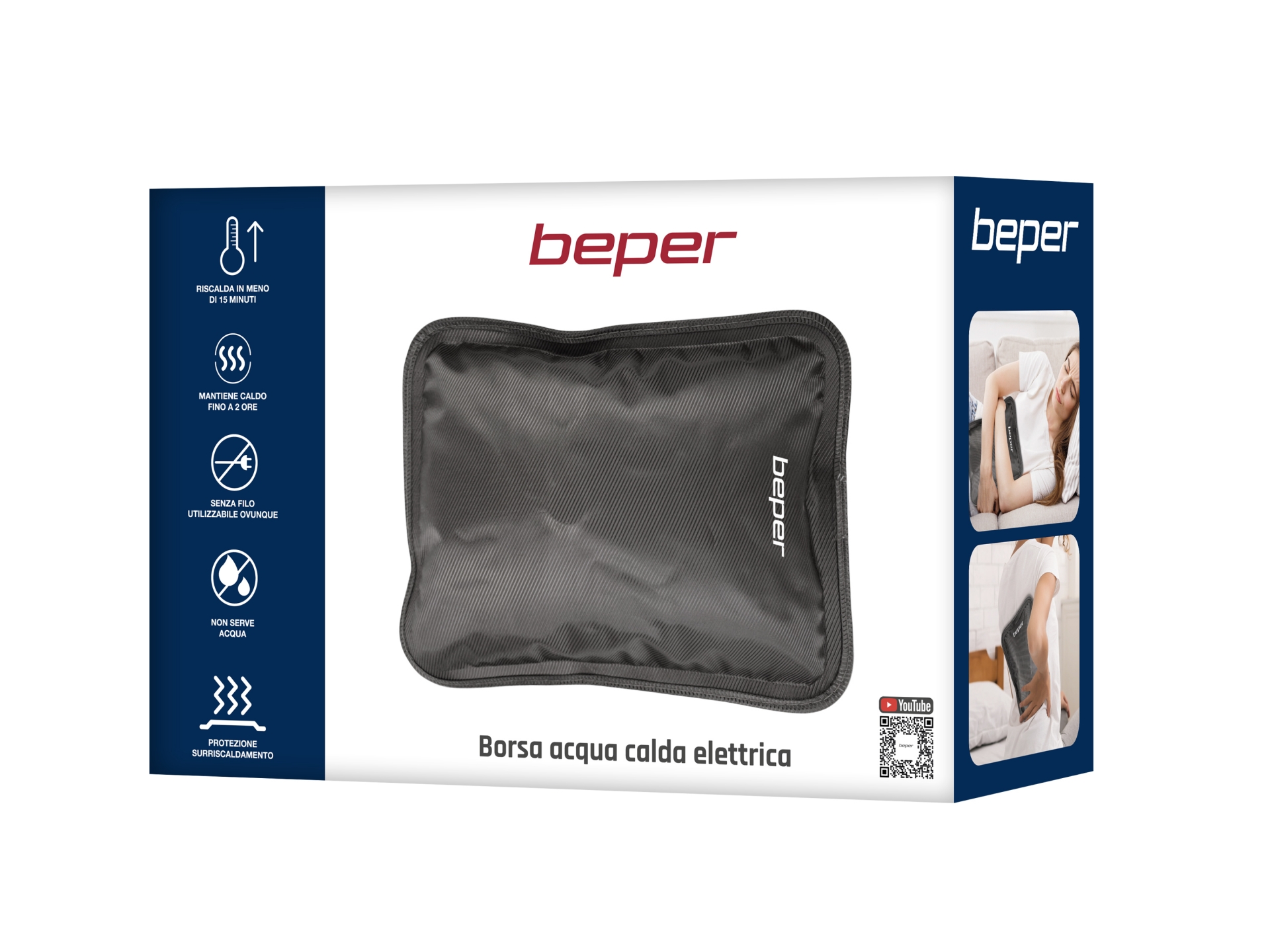 Beper P203TFO001 elektromos melegvizes zsák szürke
