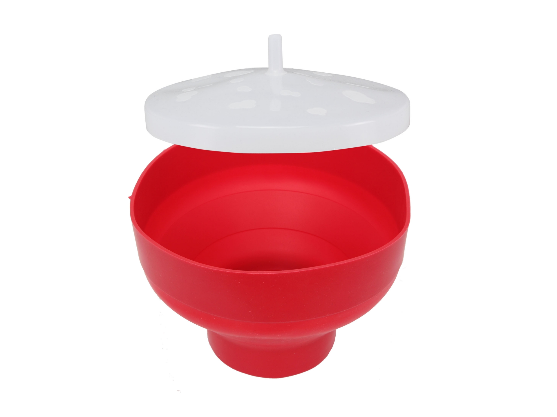 Beper C106CAS002 2,5L popcorn készítő edény, műanyag,mikrózható BPA-mentes piros
