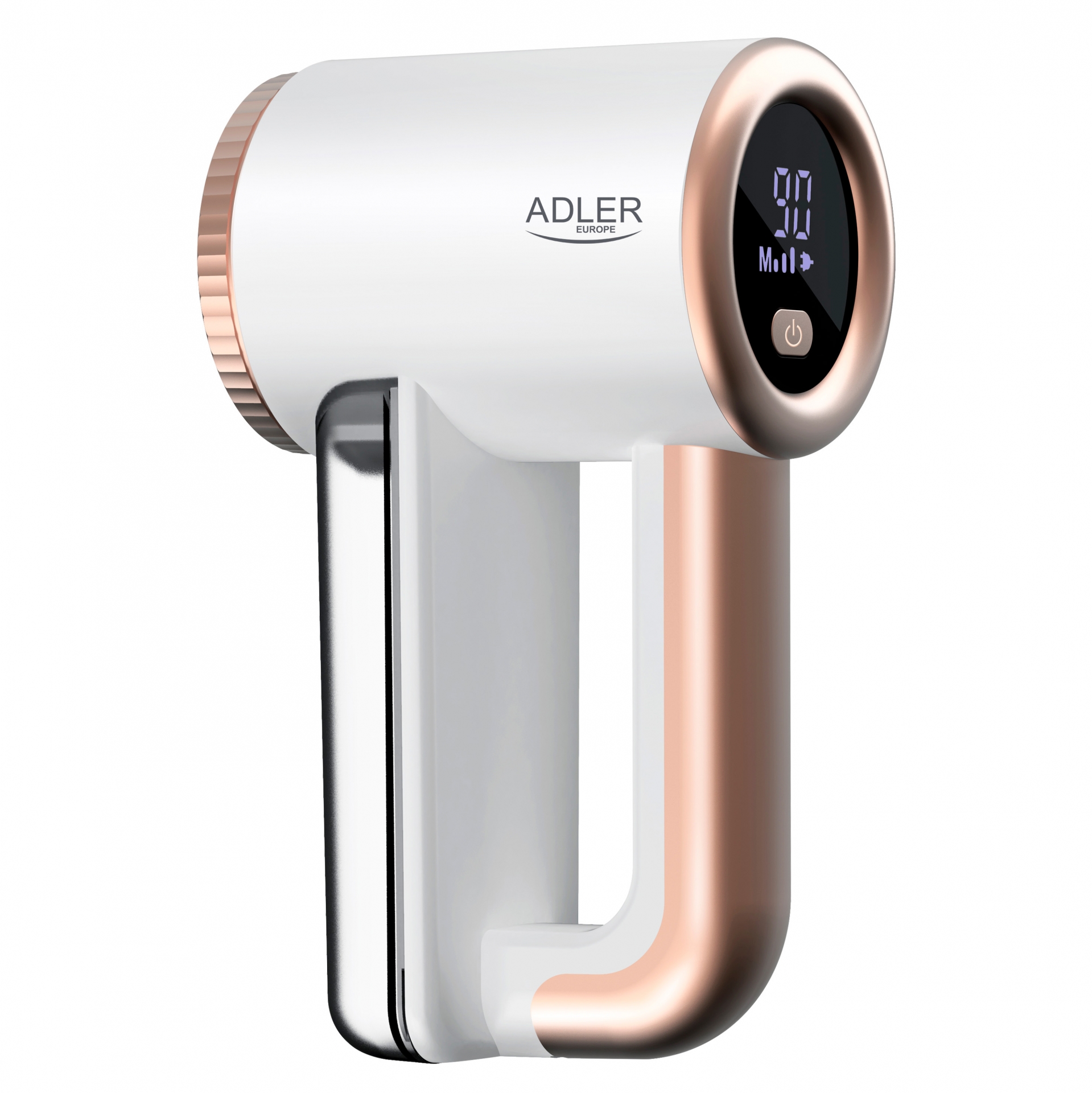 Adler AD9617 textilborotva tölthető Lithium Akkumulátorral 3,7V LCD kijelző