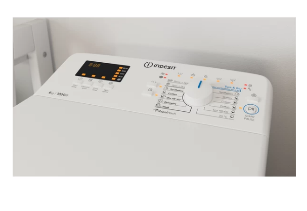 Indesit BTW S60400 EU/N felültöltős mosógép 6kg, 40x60x90 cm