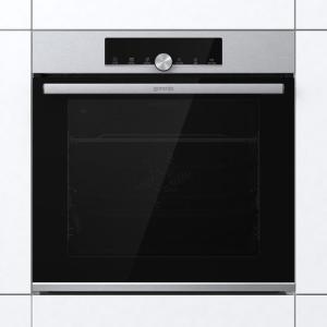 Gorenje BPS6747A06X beépíthető pirolitikus, multifunkciós sütő inox 77L, 59.5x56.4x59.5 cm, inox szín