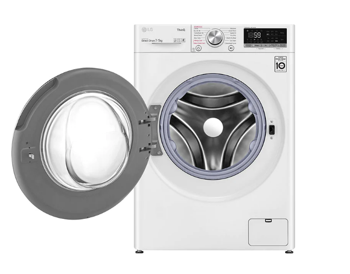 LG F2DV5S7S1E mosó- és szárítógép, 7/5kg, inverter motor, gőz, 60x47.5x85 cm 
