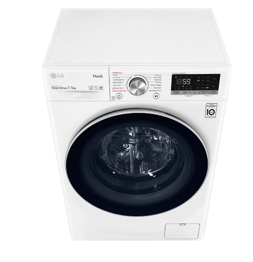LG F2DV5S7S1E mosó- és szárítógép, 7/5kg, inverter motor, gőz, 60x47.5x85 cm 