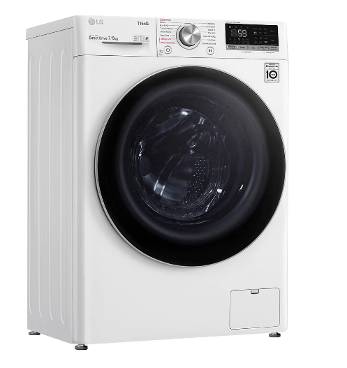 LG F2DV5S7S1E mosó- és szárítógép, 7/5kg, inverter motor, gőz, 60x47.5x85 cm 