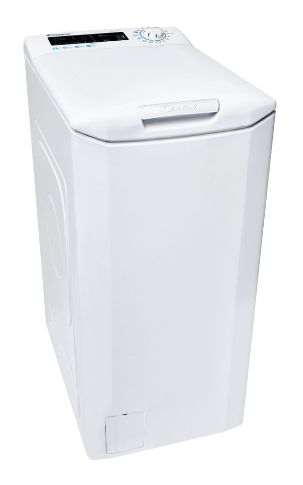 Candy CSTG 28TE/1-S felültöltős mosógép Smart funkcióval 8kg ruhatöltet 1200. ford., digitális kijelző